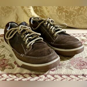 Keen Glenhaven Brown Leather Low Top Lace Up Casual Sneakers Size 8.5